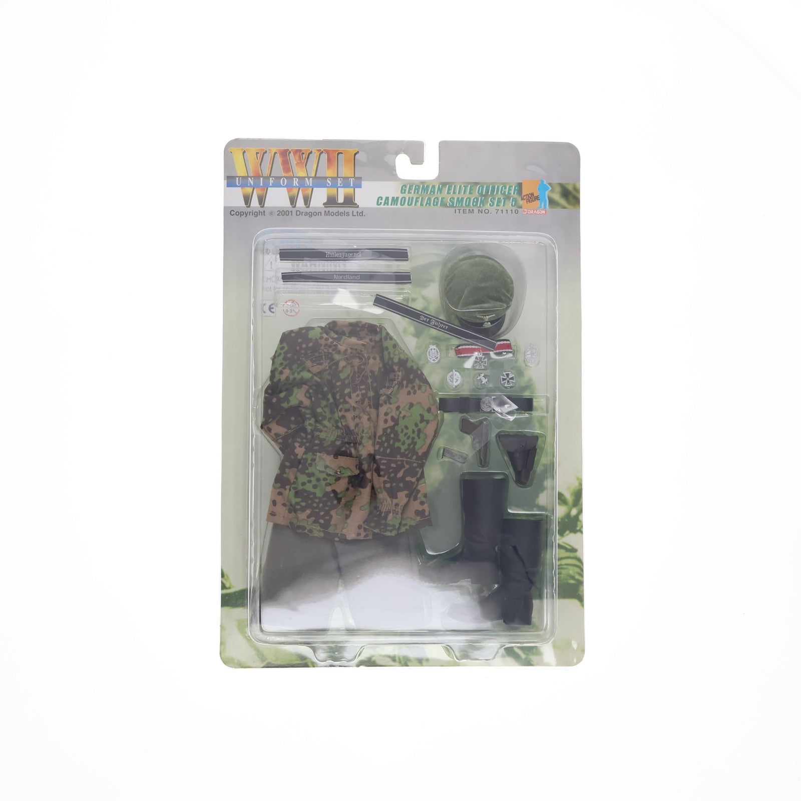 【中古即納】[FIG] WWII Uniform Set 将校スモックアソート #05 プレーンT初期(春季迷彩) 1/6 フィギュア用アクセサリ(71110) DRAGON(ドラゴン)(20020131)