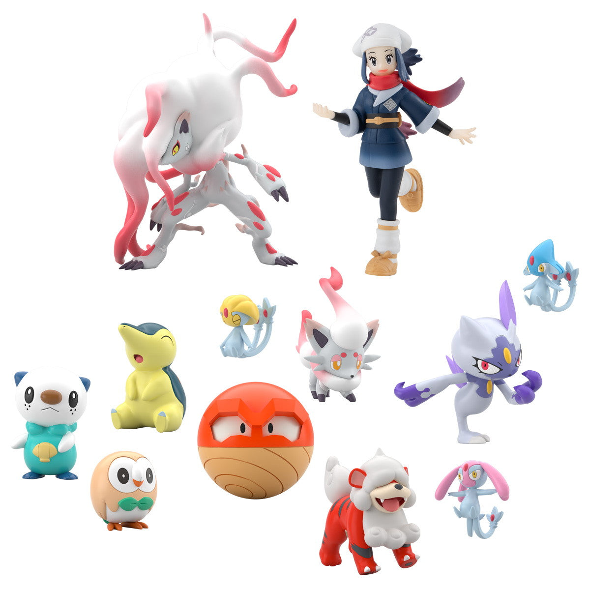 【中古即納】[FIG] (食玩) ポケモンスケールワールド ヒスイ地方セット Pokemon LEGENDS(ポケモン レジェンズ) アルセウス 1/20 フィギュア バンダイ(20250929)