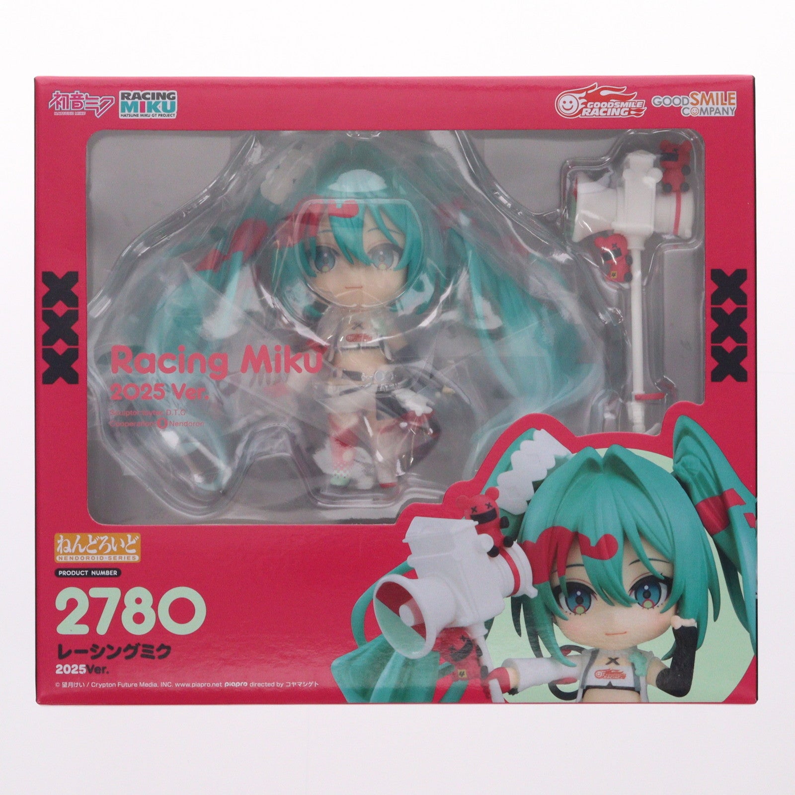 【新品即納】[FIG] ねんどろいど 2780 レーシングミク 2025Ver. 初音ミク GTプロジェクト 完成品 可動フィギュア グッドスマイルレーシング(20251024)