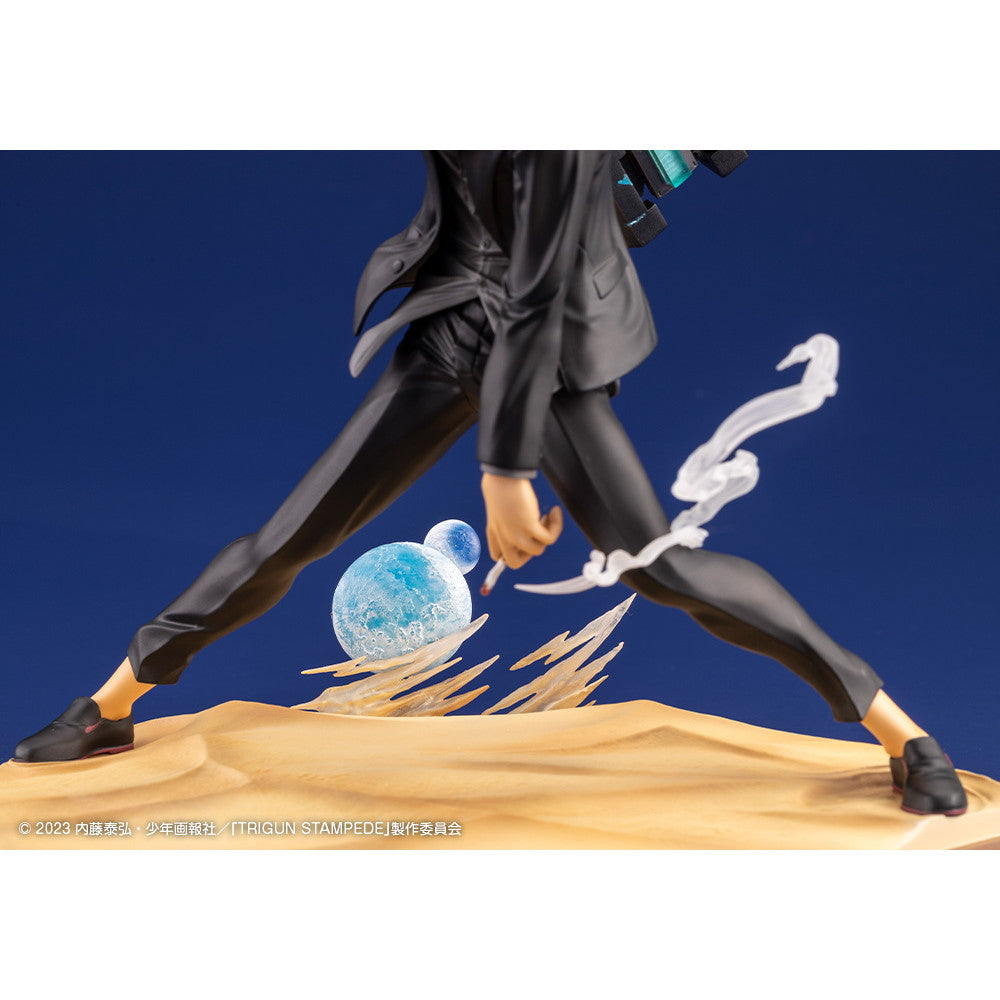 【中古即納】[FIG] ARTFX J ニコラス・D・ウルフウッド TRIGUN STAMPEDE Ver. TRIGUN STAMPEDE(トライガン スタンピード) 1/8 完成品 フィギュア(PV274) コトブキヤ(20251225)