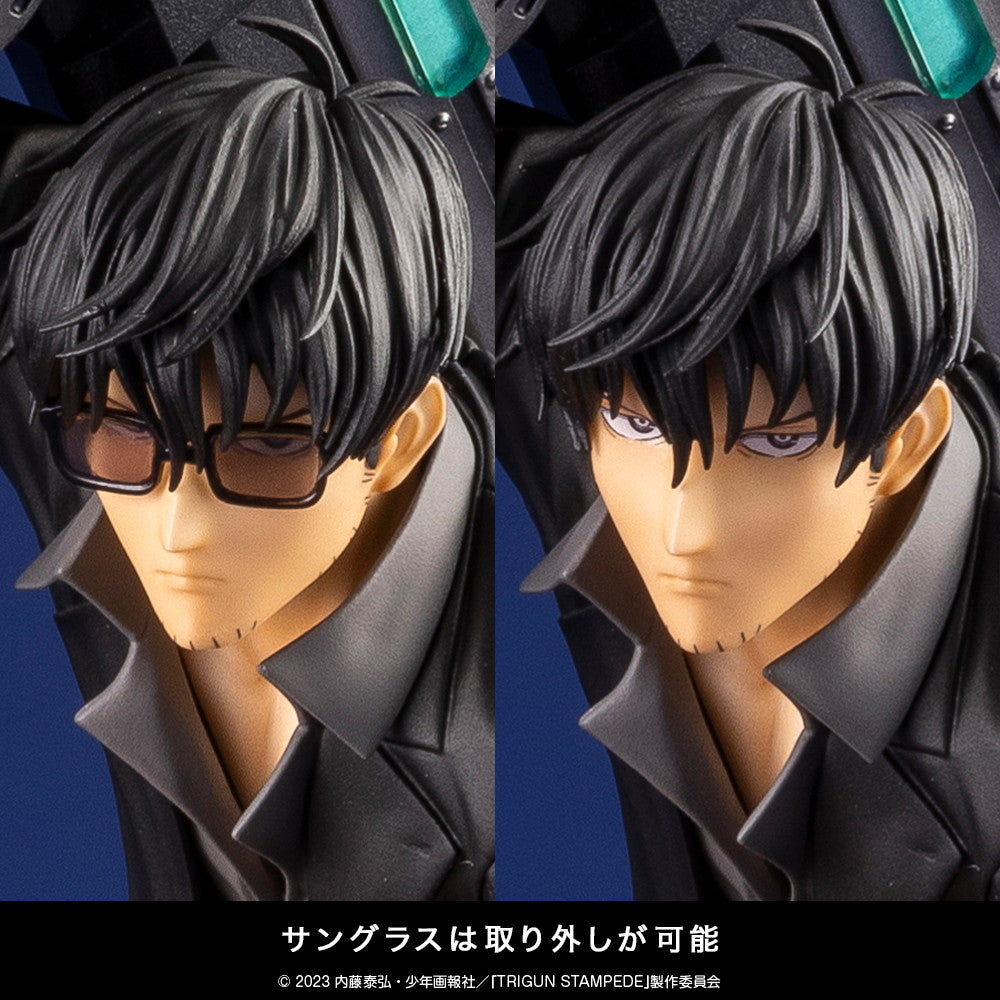 【中古即納】[FIG] ARTFX J ニコラス・D・ウルフウッド TRIGUN STAMPEDE Ver. TRIGUN STAMPEDE(トライガン スタンピード) 1/8 完成品 フィギュア(PV274) コトブキヤ(20251225)