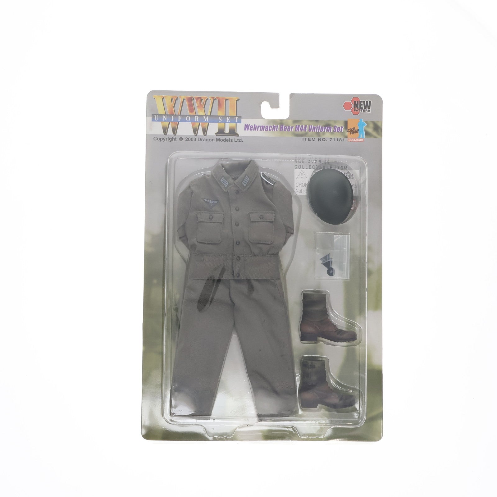 【中古即納】[FIG] WWII Uniform Set Wehrmacht Heer M44 Uniform Set 1/6 フィギュア用アクセサリ(71181) DRAGON(ドラゴン)(20031231)