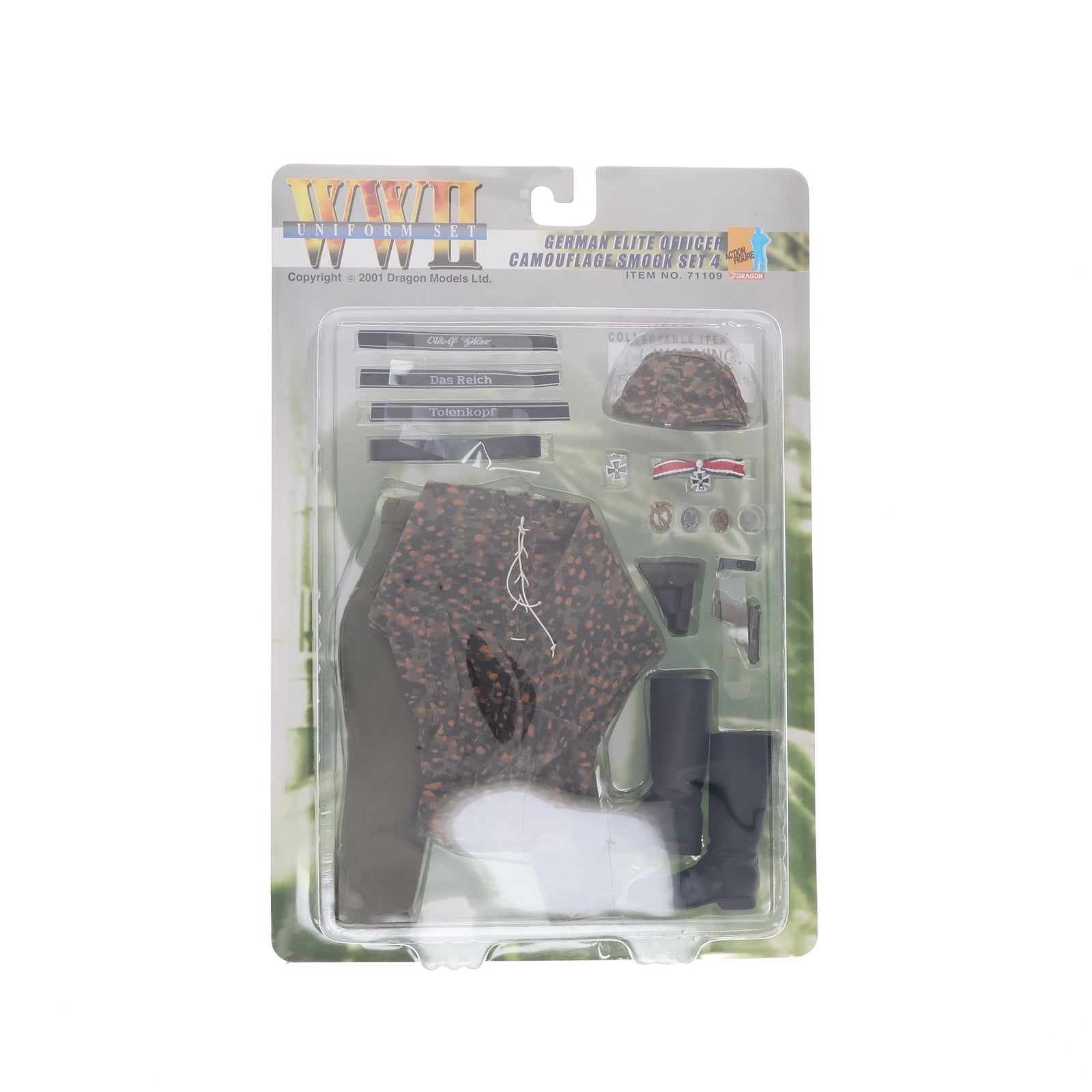 【中古即納】[FIG] WWII Uniform Set German Elite Officer Camouflage Smock Set 4 1/6 フィギュア用アクセサリ(71109) DRAGON(ドラゴン)(20011231)