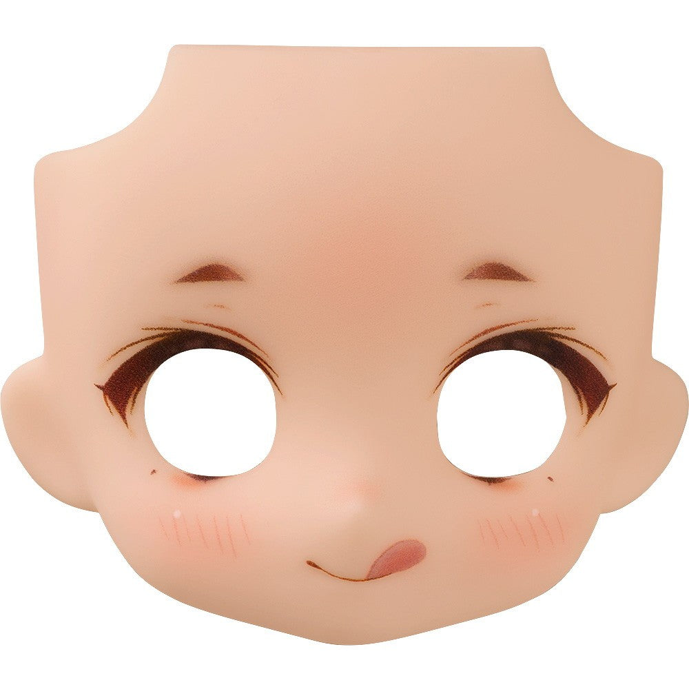 【新品】【お取り寄せ】[FIG] ねんどろいどどーる かすたむフェイス Make Up!:れにゃ01 almond milk(アーモンドミルク) フィギュア用アクセサリ グッドスマイルカンパニー(20251226)