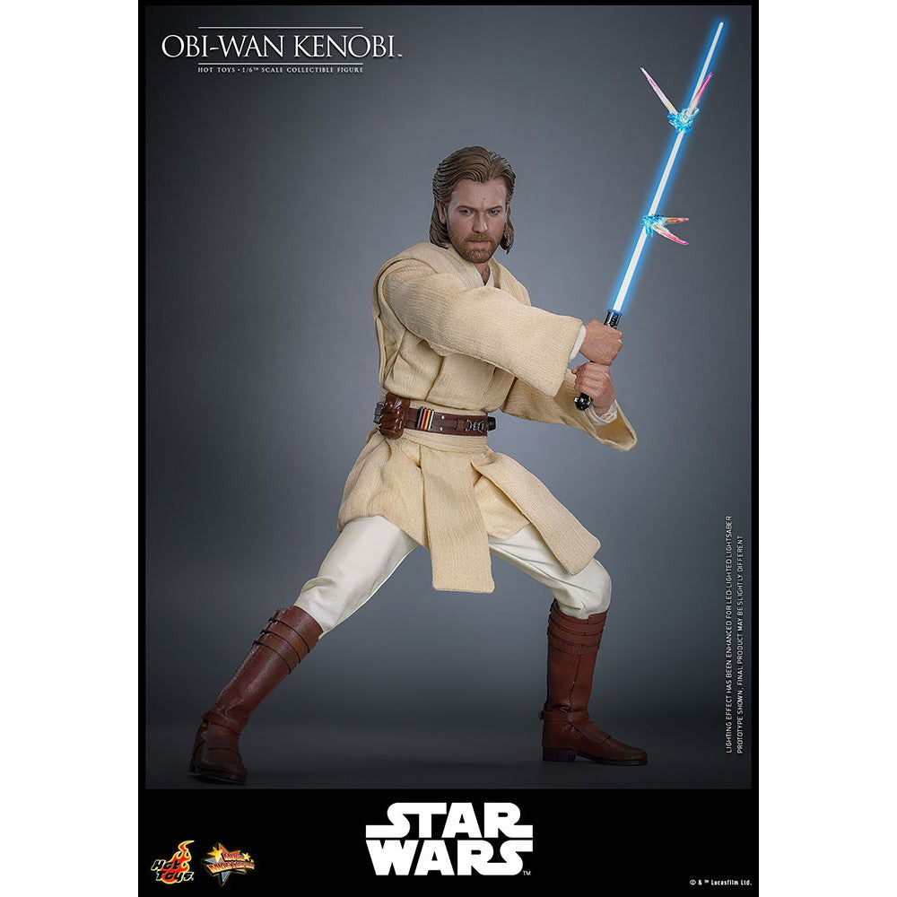 【予約安心出荷】[FIG] ムービー・マスターピース オビ=ワン・ケノービ STAR WARS(スター・ウォーズ) エピソード2/クローンの攻撃 1/6 完成品 可動フィギュア(MM#808) ホットトイズ(2026年8月)