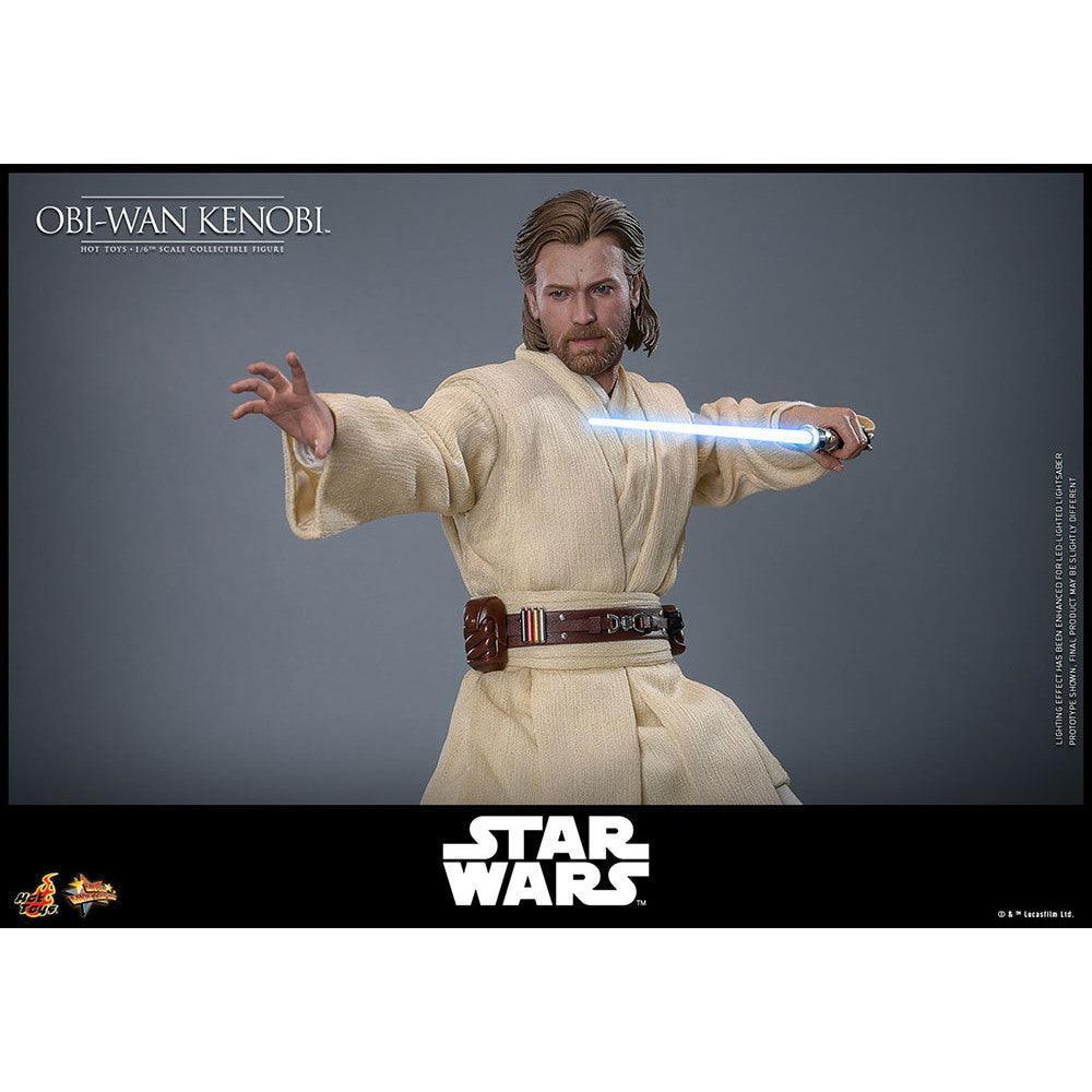 【予約安心出荷】[FIG] ムービー・マスターピース オビ=ワン・ケノービ STAR WARS(スター・ウォーズ) エピソード2/クローンの攻撃 1/6 完成品 可動フィギュア(MM#808) ホットトイズ(2026年8月)