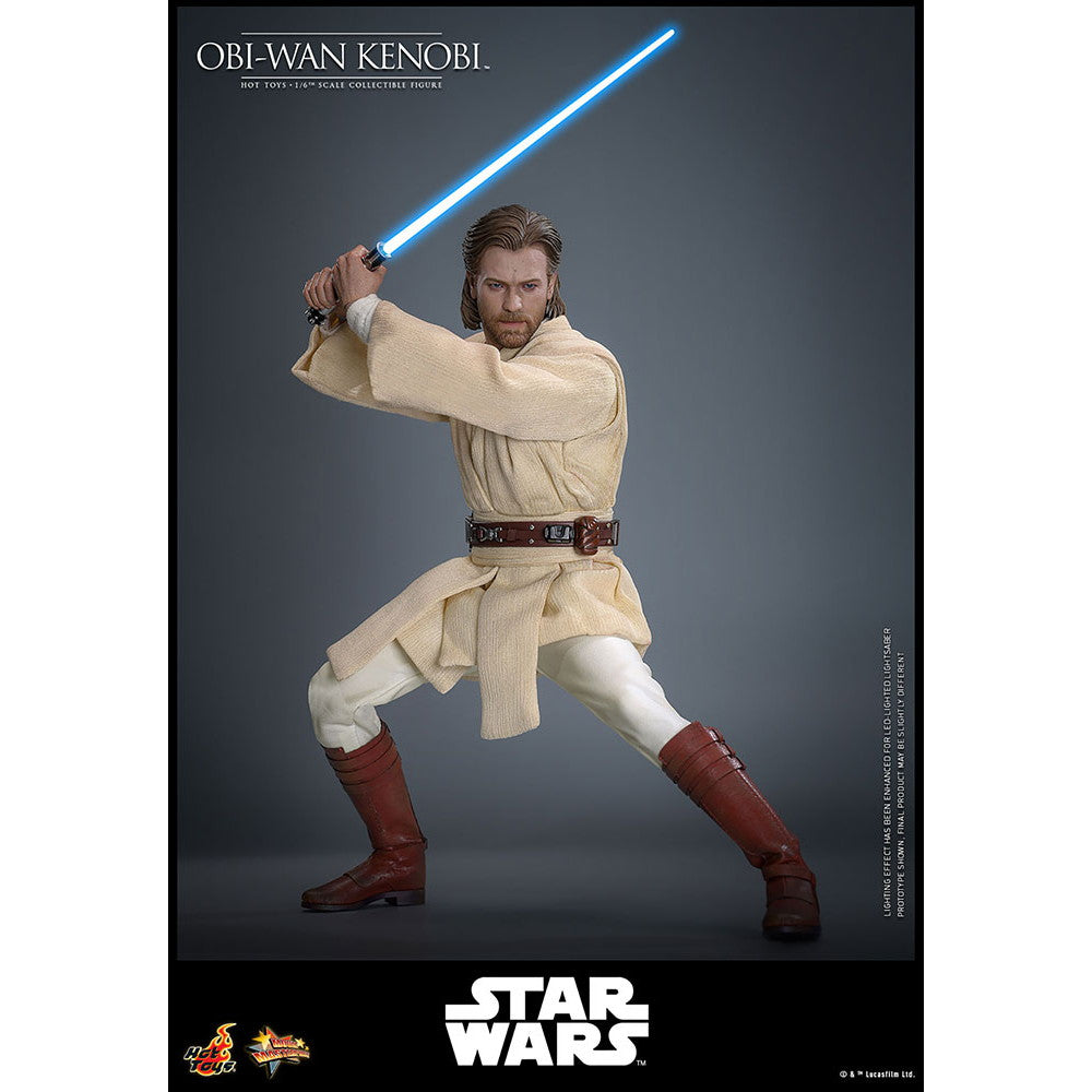 【予約安心出荷】[FIG] ムービー・マスターピース オビ=ワン・ケノービ STAR WARS(スター・ウォーズ) エピソード2/クローンの攻撃 1/6 完成品 可動フィギュア(MM#808) ホットトイズ(2026年8月)