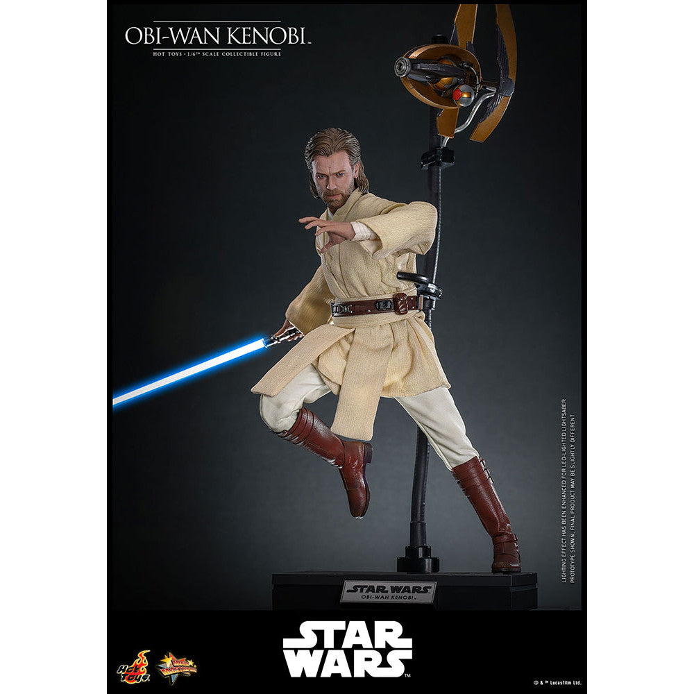 【予約安心出荷】[FIG] ムービー・マスターピース オビ=ワン・ケノービ STAR WARS(スター・ウォーズ) エピソード2/クローンの攻撃 1/6 完成品 可動フィギュア(MM#808) ホットトイズ(2026年8月)