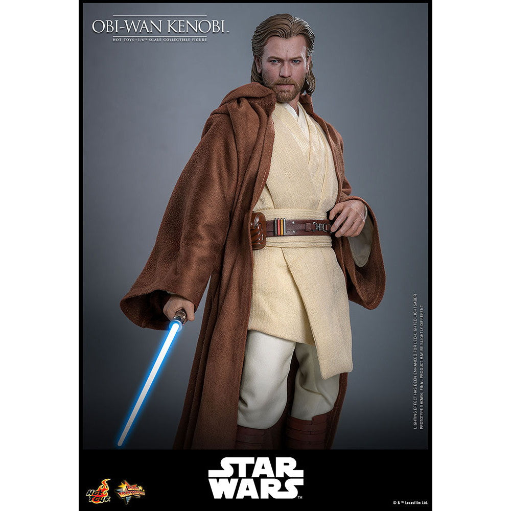 【予約安心出荷】[FIG] ムービー・マスターピース オビ=ワン・ケノービ STAR WARS(スター・ウォーズ) エピソード2/クローンの攻撃 1/6 完成品 可動フィギュア(MM#808) ホットトイズ(2026年8月)