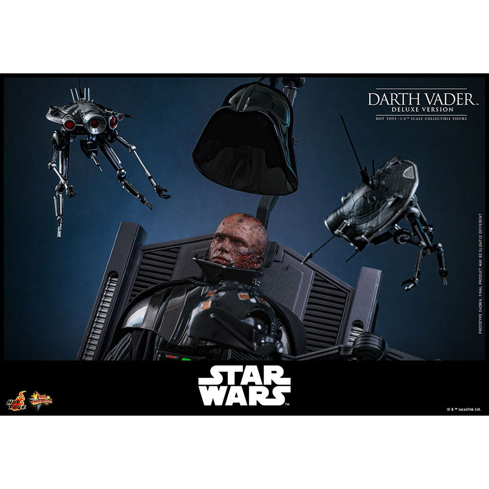 【予約安心出荷】[FIG] ムービー・マスターピース ダース・ベイダー(デラックス版) STAR WARS(スター・ウォーズ) エピソード3/シスの復讐 1/6 完成品 可動フィギュア(MM#811) ホットトイズ(2026年8月)