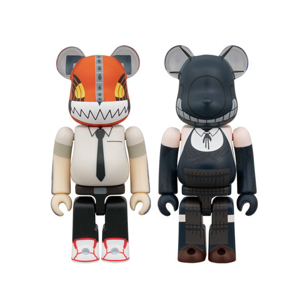 【新品即納】[FIG] BE@RBRICK(ベアブリック) チェンソーマン & ボム 2PCS SET 劇場版「チェンソーマン レゼ篇」 完成品 可動フィギュア メディコム・トイ(20250919)