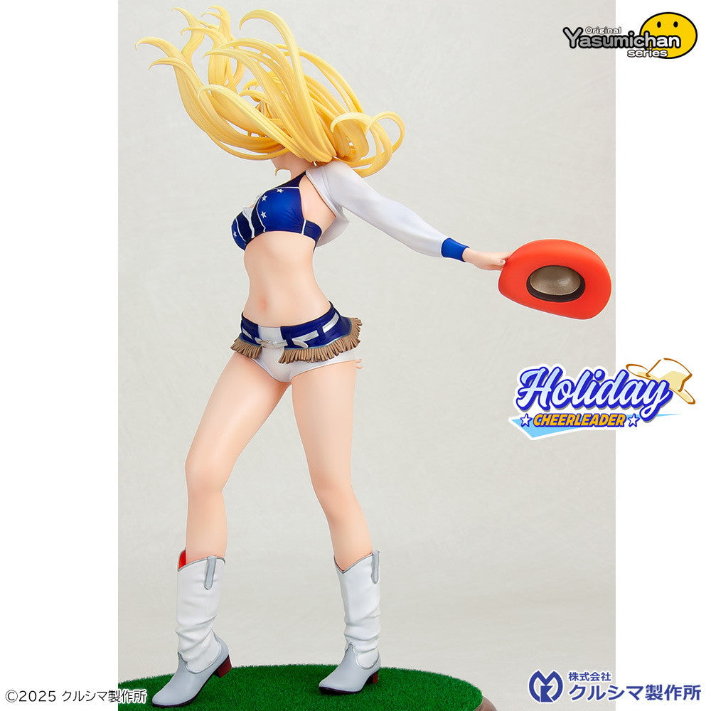 【新品即納】[FIG] オリジナル やすみちゃんシリーズ No.252 ホリディ(チアリーダー) 成形色アイボリー 1/7 レジンキャストキット フィギュア クルシマ製作所(20250630)