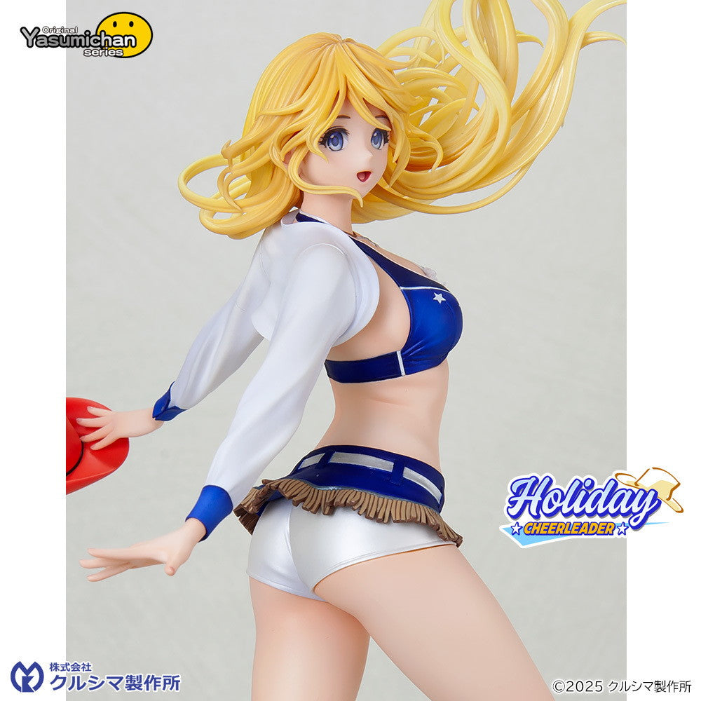 【新品即納】[FIG] オリジナル やすみちゃんシリーズ No.252 ホリディ(チアリーダー) 成形色アイボリー 1/7 レジンキャストキット フィギュア クルシマ製作所(20250630)