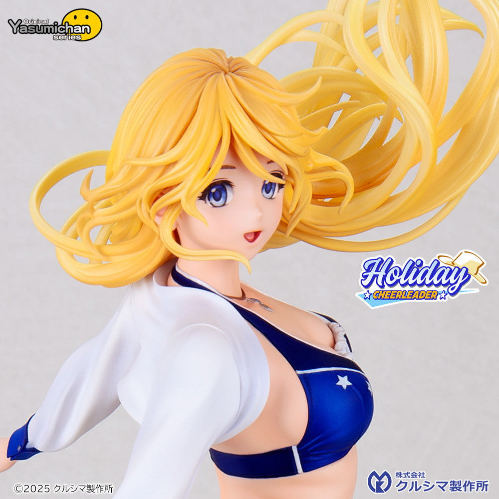 【新品即納】[FIG] オリジナル やすみちゃんシリーズ No.252 ホリディ(チアリーダー) 成形色アイボリー 1/7 レジンキャストキット フィギュア クルシマ製作所(20250630)