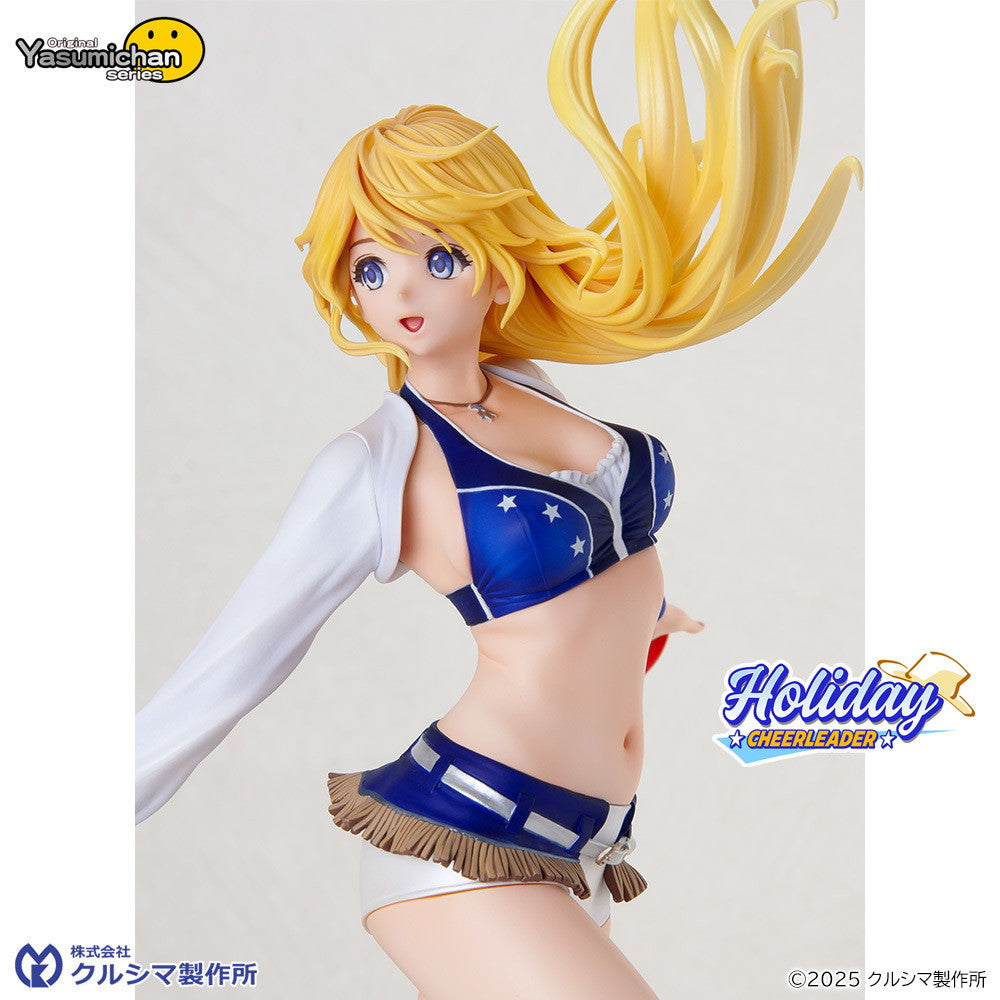 【新品即納】[FIG] オリジナル やすみちゃんシリーズ No.253 ホリディ(チアリーダー) 成形色フレッシュ 1/7 レジンキャストキット フィギュア クルシマ製作所(20250630)