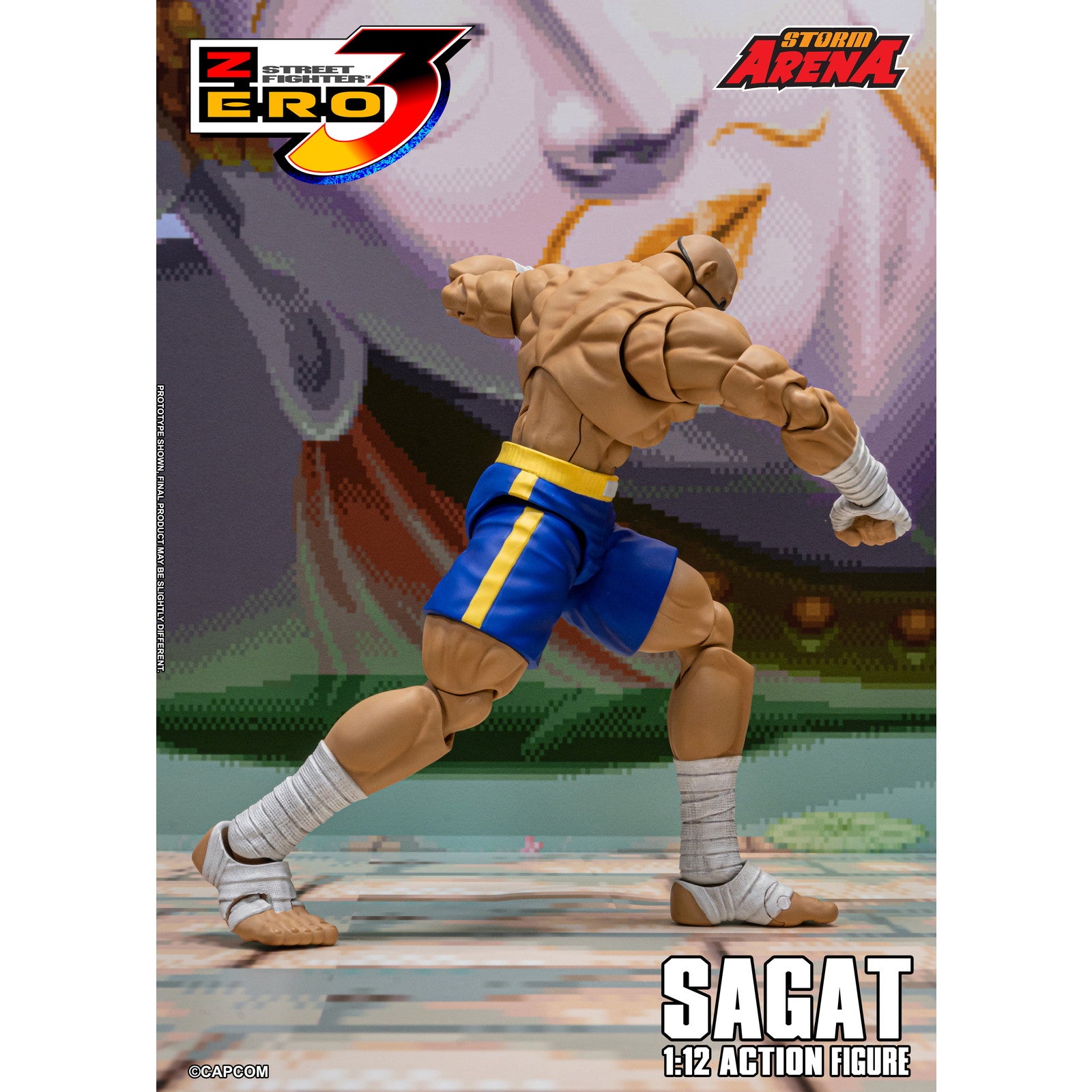 [G5164]未開封　ストリートファイター　アクションフィギュア　サガット ストリートファイター サガット アクションフィギュア 1/12
