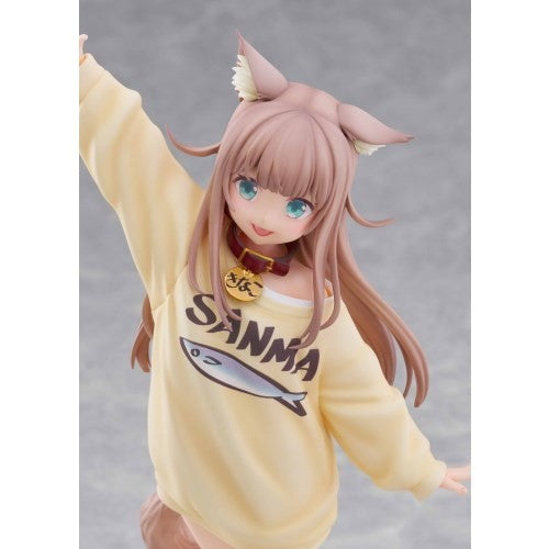 【新品】【お取り寄せ】[FIG] 「きなこ」～あそんでVer.～ うちのねこが女の子でかわいい 1/6 完成品 フィギュア GOLDENHEAD+(ゴールデンヘッドプラス)(20260531)