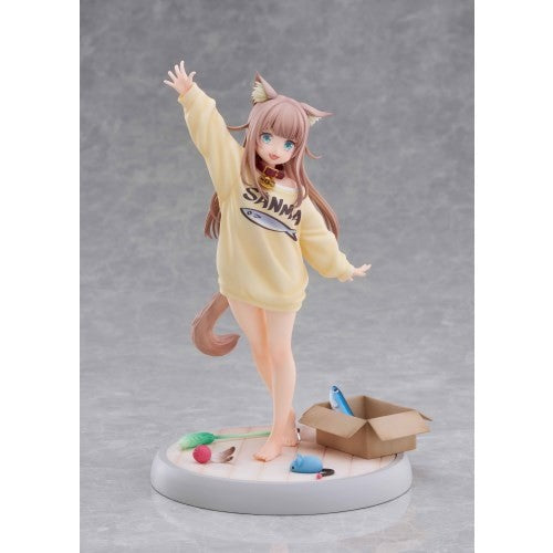 【新品】【お取り寄せ】[FIG] 「きなこ」～あそんでVer.～ うちのねこが女の子でかわいい 1/6 完成品 フィギュア GOLDENHEAD+(ゴールデンヘッドプラス)(20260531)