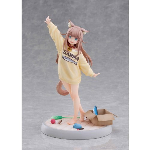 【予約安心出荷】[FIG] 「きなこ」～あそんでVer.～ うちのねこが女の子でかわいい 1/6 完成品 フィギュア GOLDENHEAD+(ゴールデンヘッドプラス)(2026年5月)