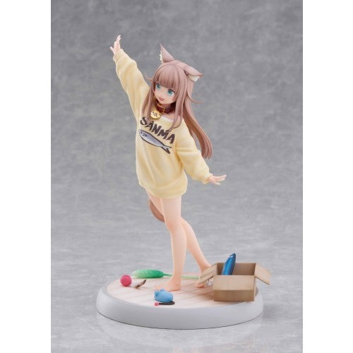 【新品】【お取り寄せ】[FIG] 「きなこ」～あそんでVer.～ うちのねこが女の子でかわいい 1/6 完成品 フィギュア GOLDENHEAD+(ゴールデンヘッドプラス)(20260531)
