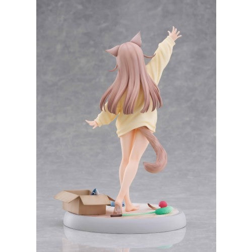 【新品】【お取り寄せ】[FIG] 「きなこ」～あそんでVer.～ うちのねこが女の子でかわいい 1/6 完成品 フィギュア GOLDENHEAD+(ゴールデンヘッドプラス)(20260531)