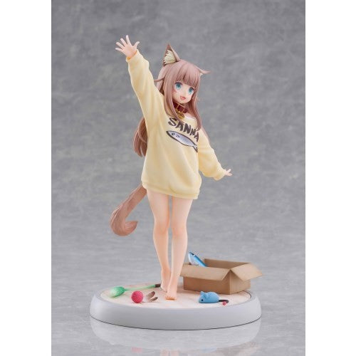 【新品】【お取り寄せ】[FIG] 「きなこ」～あそんでVer.～ うちのねこが女の子でかわいい 1/6 完成品 フィギュア GOLDENHEAD+(ゴールデンヘッドプラス)(20260531)