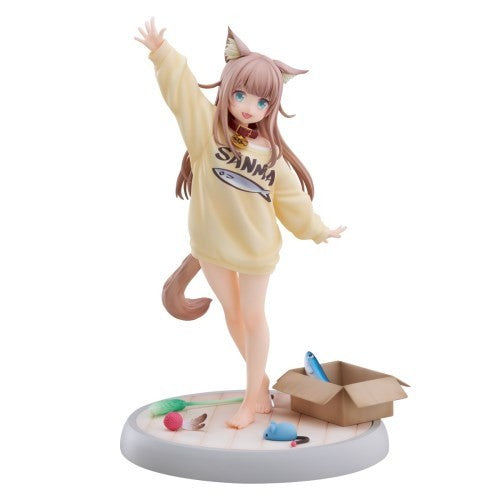 【新品】【お取り寄せ】[FIG] 「きなこ」～あそんでVer.～ うちのねこが女の子でかわいい 1/6 完成品 フィギュア GOLDENHEAD+(ゴールデンヘッドプラス)(20260531)