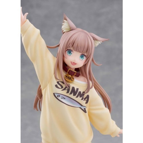 【新品】【お取り寄せ】[FIG] 「きなこ」～あそんでVer.～ うちのねこが女の子でかわいい 1/6 完成品 フィギュア GOLDENHEAD+(ゴールデンヘッドプラス)(20260531)