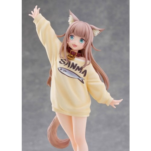 【新品】【お取り寄せ】[FIG] 「きなこ」～あそんでVer.～ うちのねこが女の子でかわいい 1/6 完成品 フィギュア GOLDENHEAD+(ゴールデンヘッドプラス)(20260531)