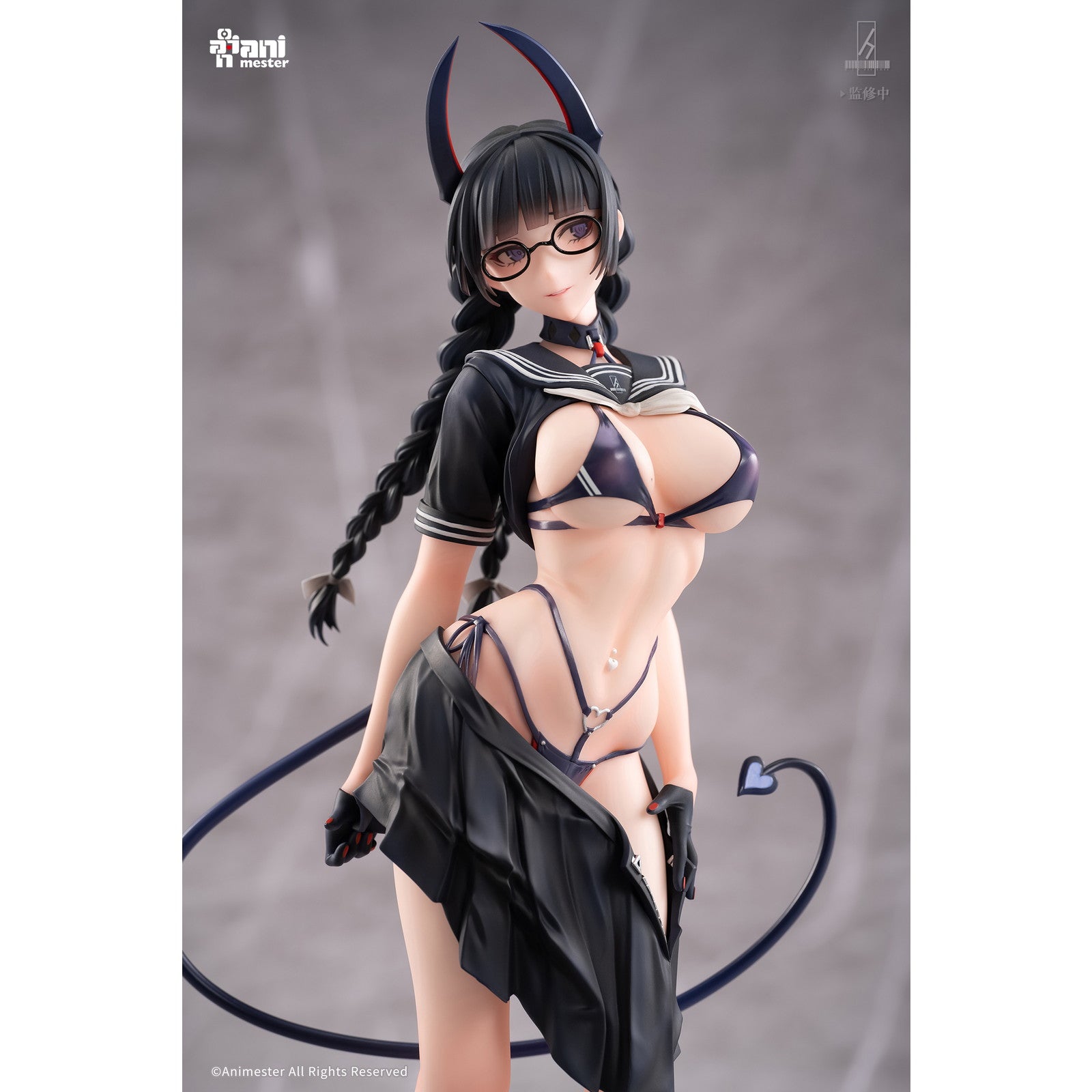 【予約安心出荷】[FIG] 初回特典付属 サキュバス委員長さん 澪奈 1/6 完成品 フィギュア AniMester(アニメスター)(2026年3月)