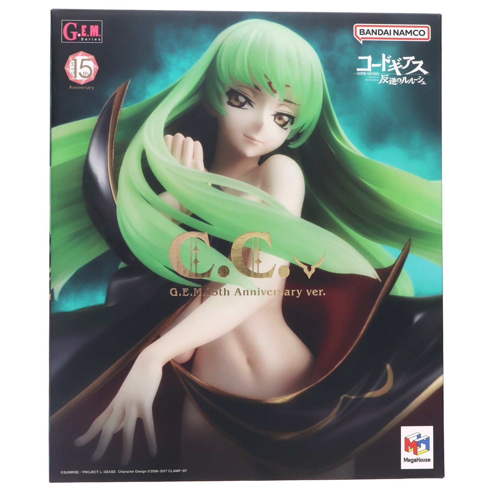 【中古即納】[FIG] G.E.M.シリーズ C.C. G.E.M.15th Anniversary ver. コードギアス 反逆のルルーシュ 完成品 フィギュア プレミアムバンダイ&一部流通限定 メガハウス(20250226)
