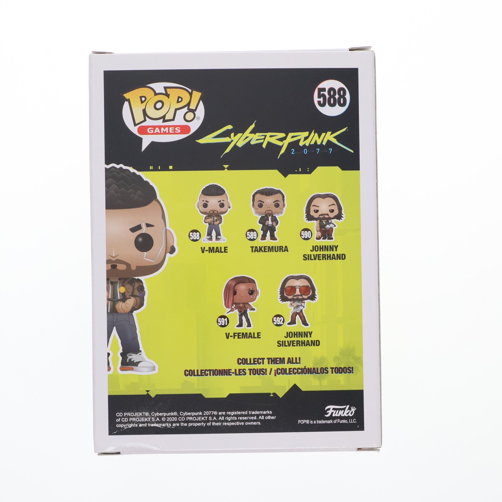 【中古即納】[FIG] POP! GAMES 588 V-Male サイバーパンク2077 完成品 フィギュア FUNKO(ファンコ)(20200831)