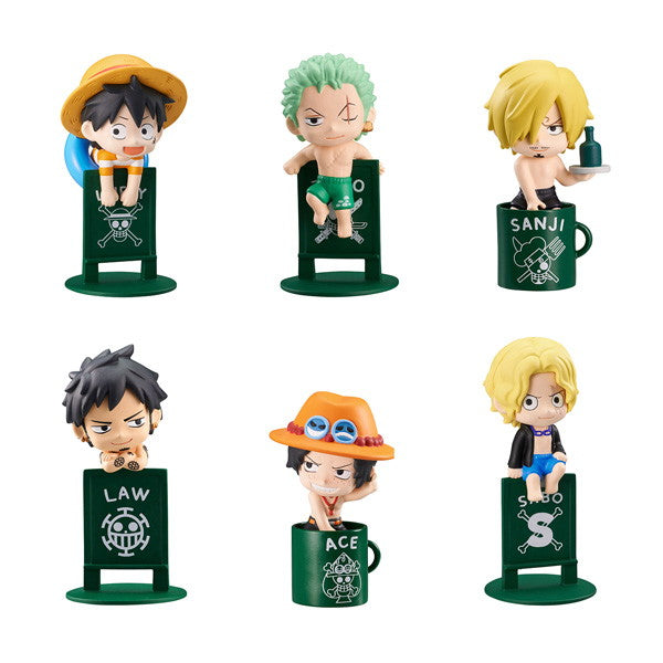 【予約安心出荷】[FIG] (BOX)(再販) お茶友シリーズ ONE PIECE(ワンピース) 海賊たちのバカンス フィギュア(8個) メガハウス(2025年11月)