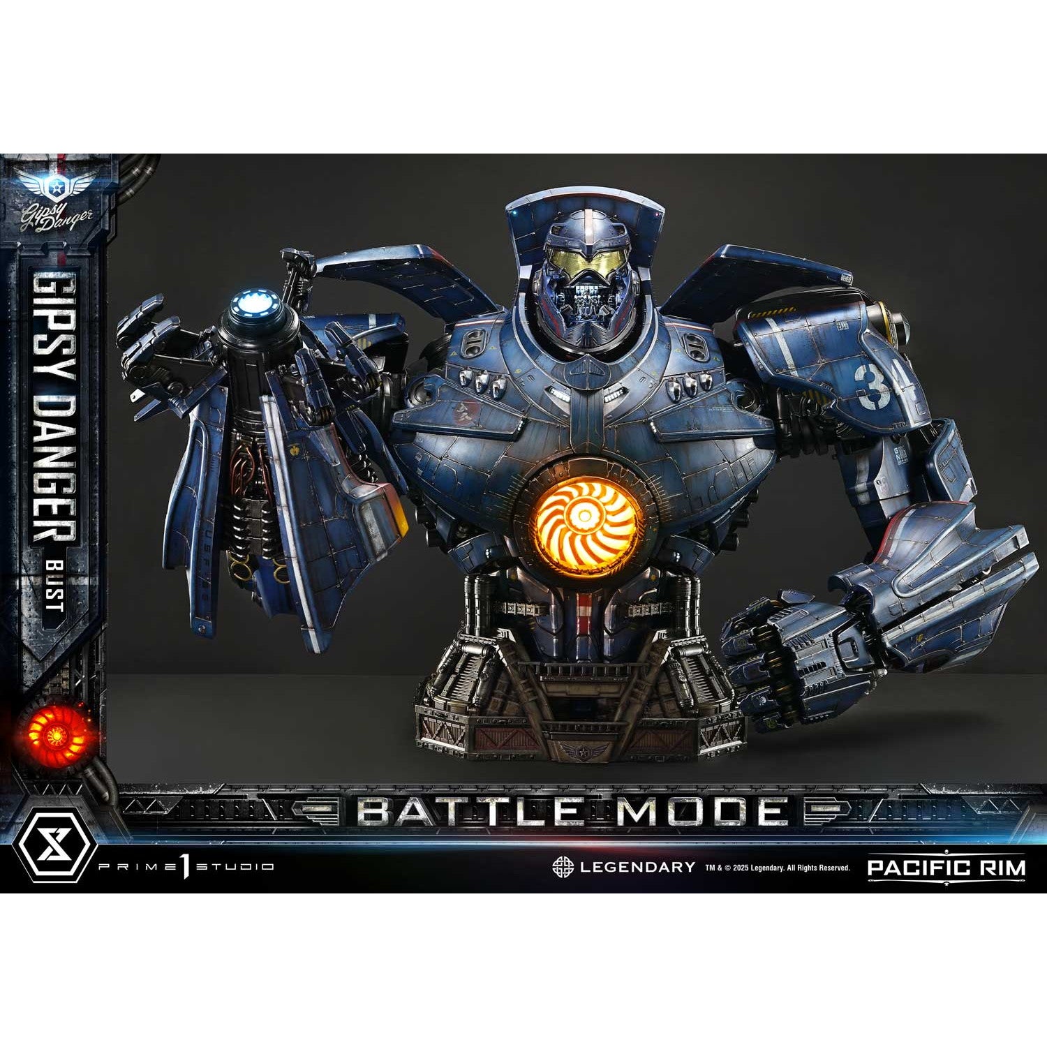 【予約安心出荷】[FIG] ライフサイズバスト ジプシー・デンジャー バトルモード パシフィック・リム 完成品 フィギュア(LSPACRIM-02) プライム1スタジオ(2026年10月)
