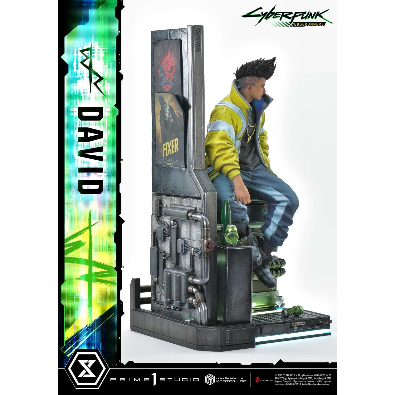 【予約安心出荷】[FIG] リアルエリートマスターライン デイビッド サイバーパンク:エッジランナーズ 1/4 完成品 フィギュア(REMCP-02) プライム1スタジオ(2026年11月)