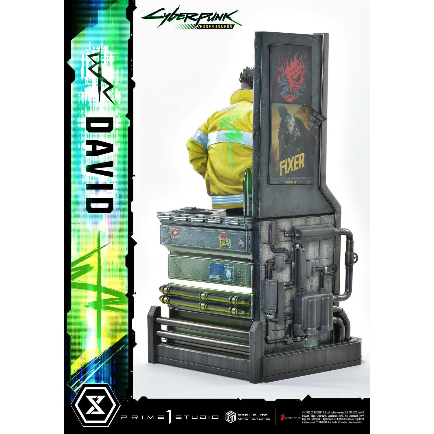 【予約安心出荷】[FIG] リアルエリートマスターライン デイビッド サイバーパンク:エッジランナーズ 1/4 完成品 フィギュア(REMCP-02) プライム1スタジオ(2026年11月)