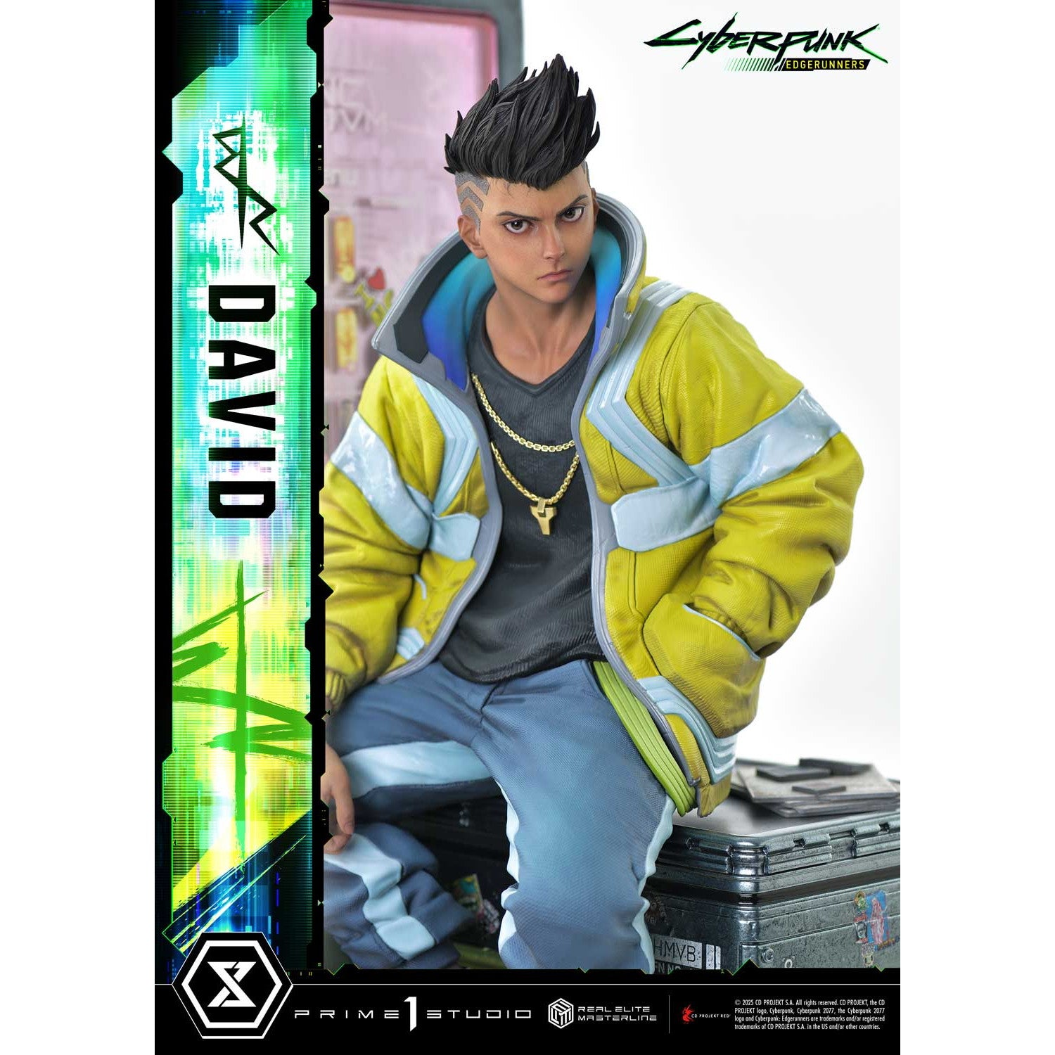 【予約安心出荷】[FIG] リアルエリートマスターライン デイビッド サイバーパンク:エッジランナーズ 1/4 完成品 フィギュア(REMCP-02) プライム1スタジオ(2026年11月)
