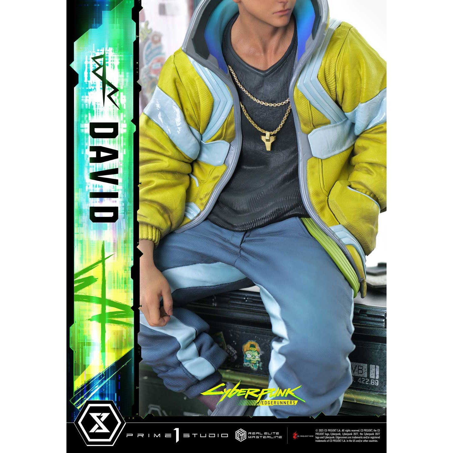 【予約安心出荷】[FIG] リアルエリートマスターライン デイビッド サイバーパンク:エッジランナーズ 1/4 完成品 フィギュア(REMCP-02) プライム1スタジオ(2026年11月)