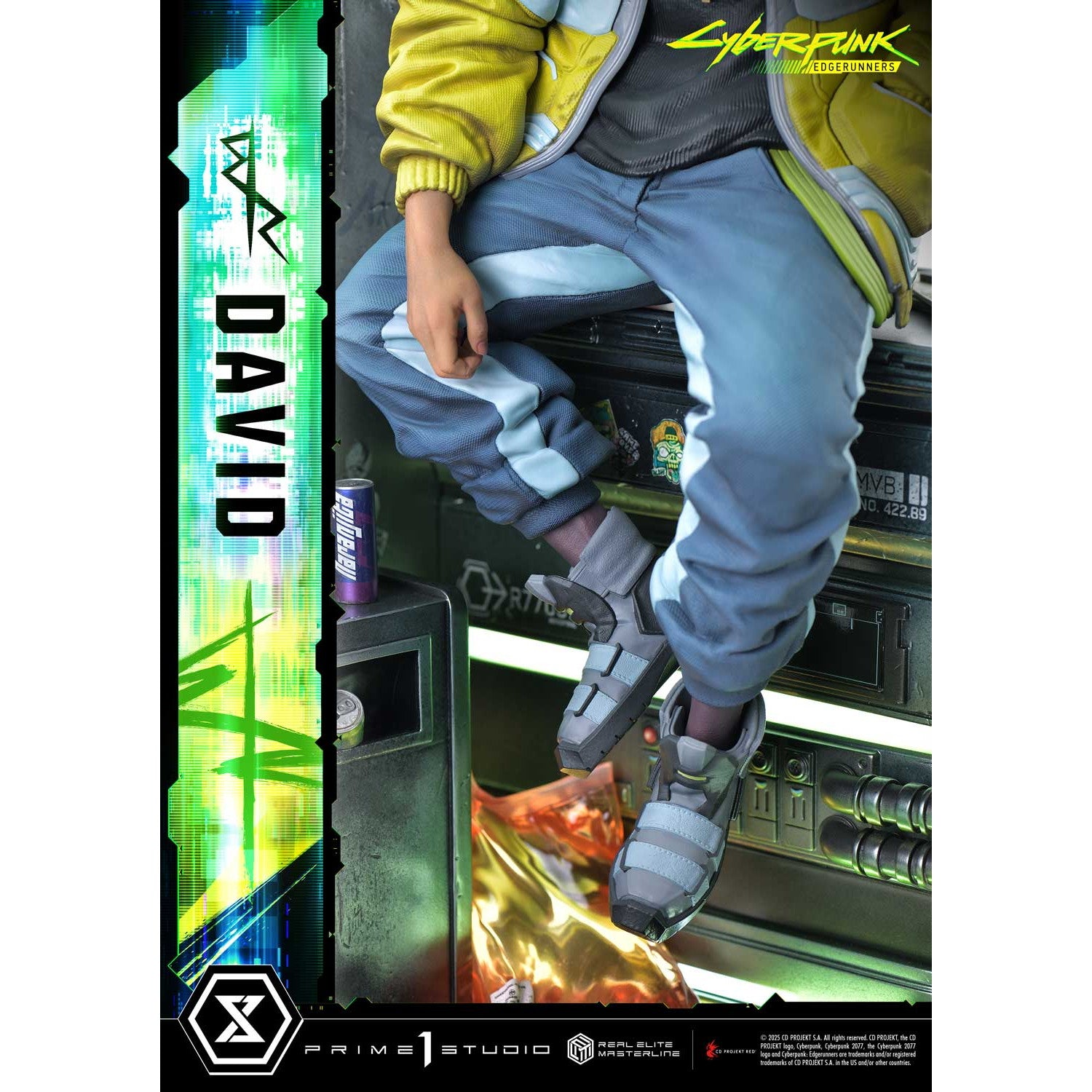 【予約安心出荷】[FIG] リアルエリートマスターライン デイビッド サイバーパンク:エッジランナーズ 1/4 完成品 フィギュア(REMCP-02) プライム1スタジオ(2026年11月)