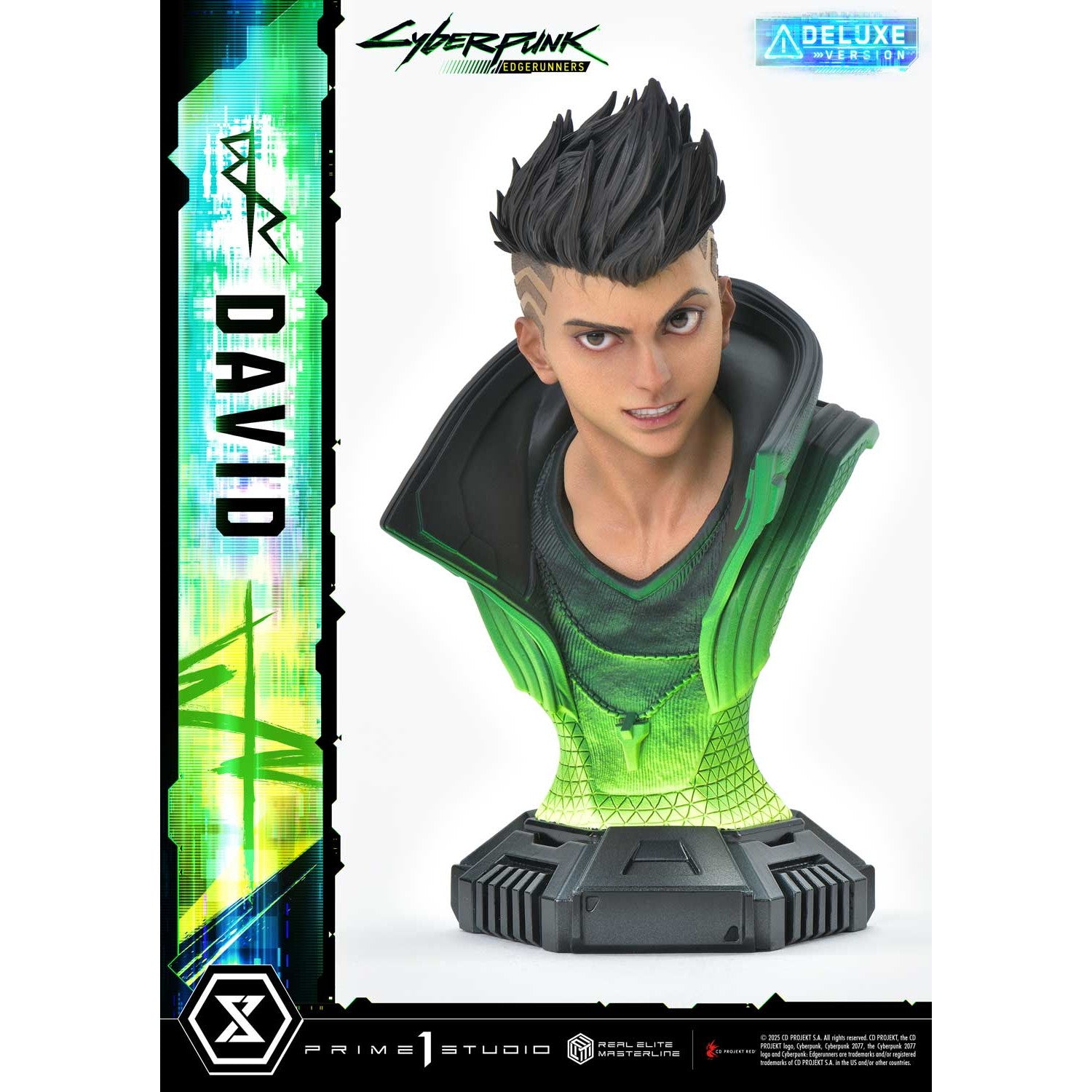 【予約安心出荷】[FIG] リアルエリートマスターライン デイビッド DX版 サイバーパンク:エッジランナーズ 1/4 完成品 フィギュア(REMCP-02DX) プライム1スタジオ(2026年11月)