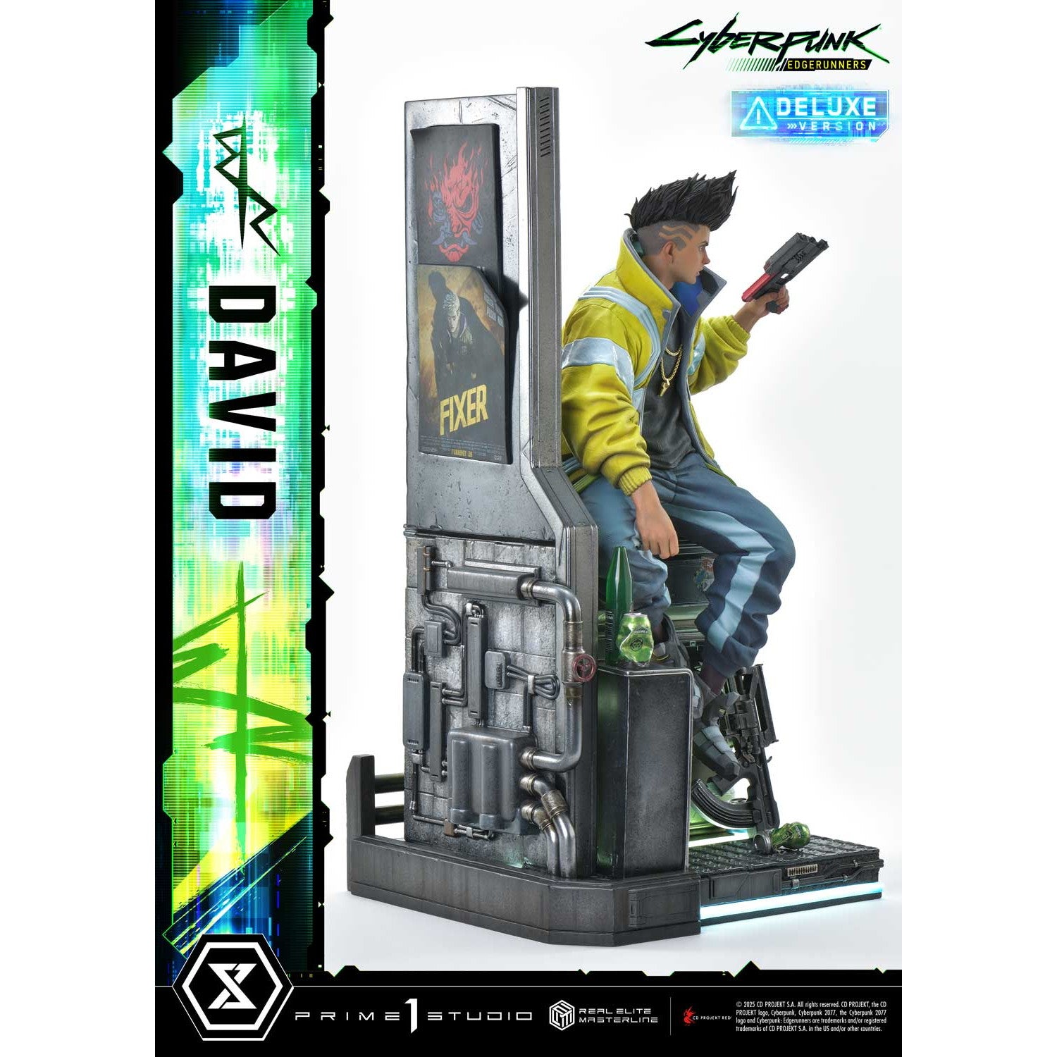 【予約安心出荷】[FIG] リアルエリートマスターライン デイビッド DX版 サイバーパンク:エッジランナーズ 1/4 完成品 フィギュア(REMCP-02DX) プライム1スタジオ(2026年11月)