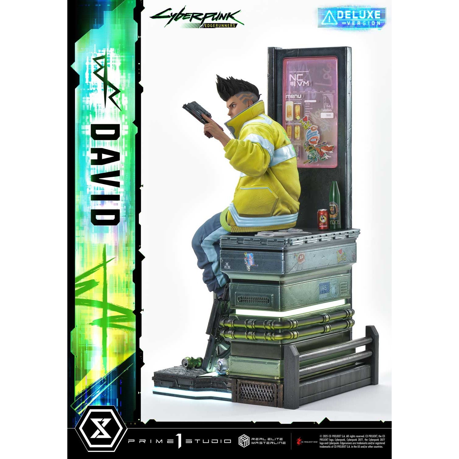 【予約安心出荷】[FIG] リアルエリートマスターライン デイビッド DX版 サイバーパンク:エッジランナーズ 1/4 完成品 フィギュア(REMCP-02DX) プライム1スタジオ(2026年11月)
