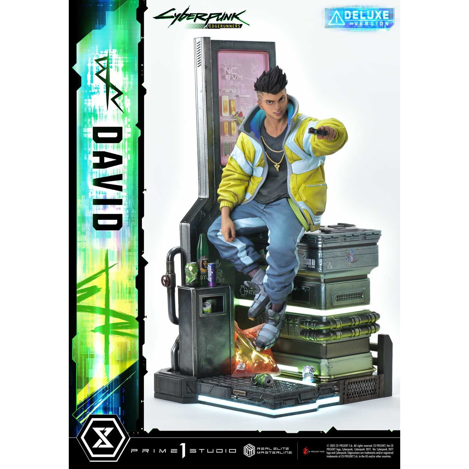 【予約安心出荷】[FIG] リアルエリートマスターライン デイビッド DX版 サイバーパンク:エッジランナーズ 1/4 完成品 フィギュア(REMCP-02DX) プライム1スタジオ(2026年11月)