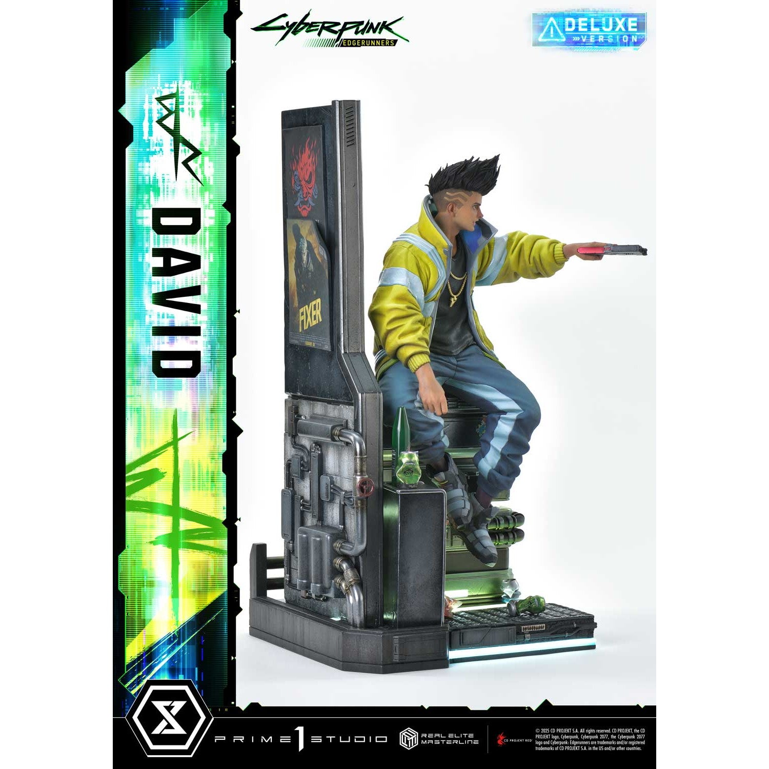 【予約安心出荷】[FIG] リアルエリートマスターライン デイビッド DX版 サイバーパンク:エッジランナーズ 1/4 完成品 フィギュア(REMCP-02DX) プライム1スタジオ(2026年11月)
