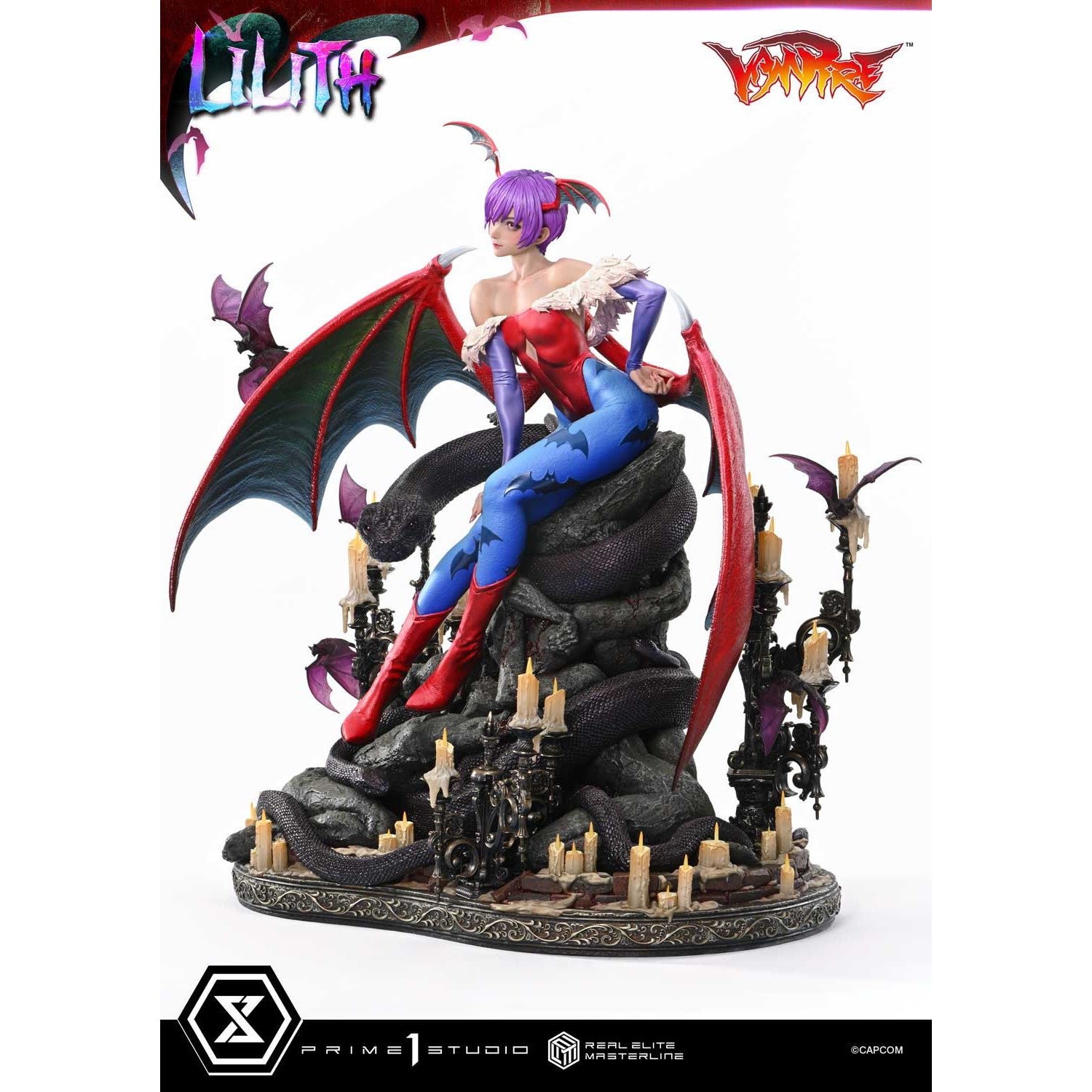 【予約安心出荷】[FIG] リアルエリートマスターライン リリス ヴァンパイア 1/4 完成品 フィギュア(REMDKS-02) プライム1スタジオ(2026年11月)