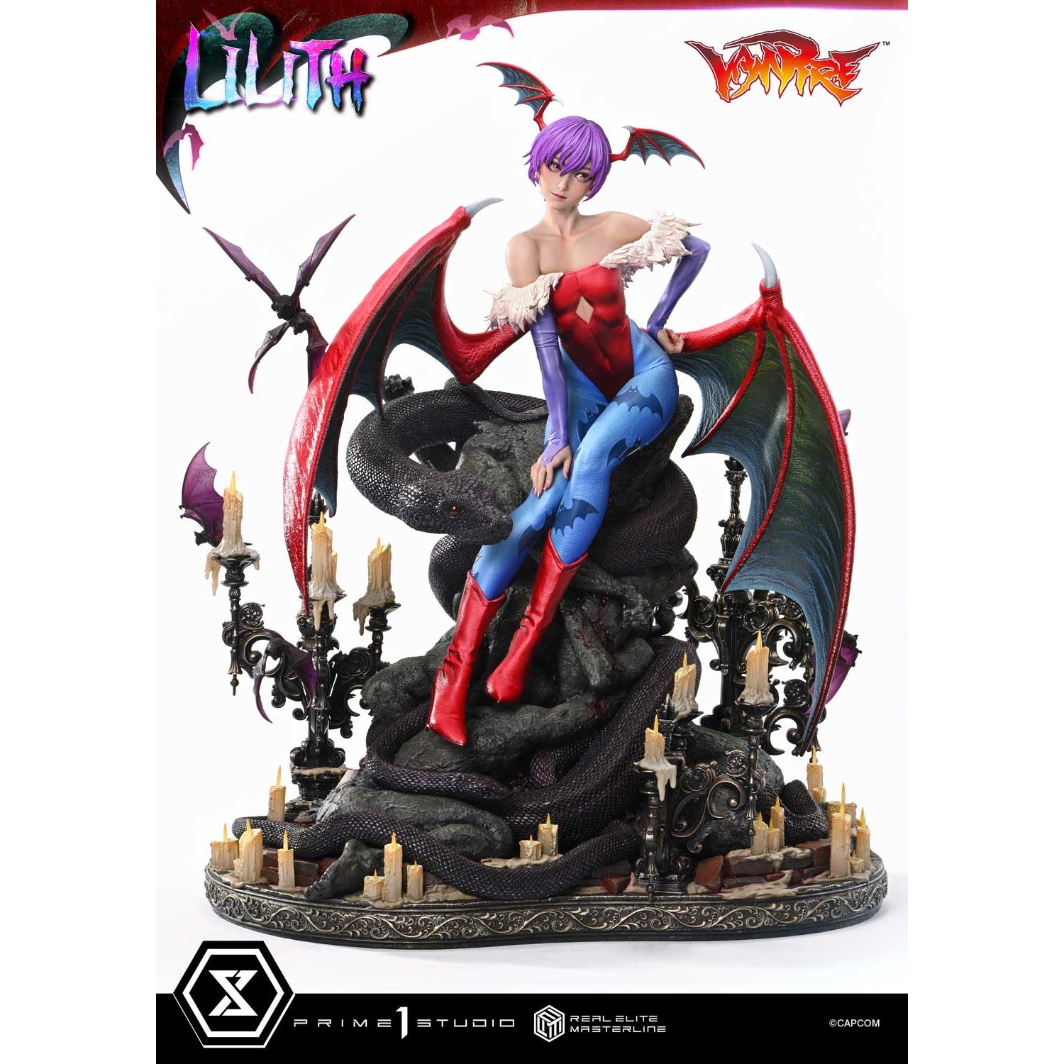 【予約安心出荷】[FIG] リアルエリートマスターライン リリス ヴァンパイア 1/4 完成品 フィギュア(REMDKS-02) プライム1スタジオ(2026年11月)