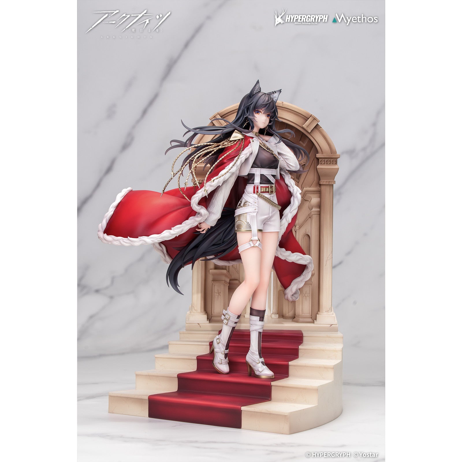 【新品即納】[FIG] アクリルキーチャーム付属 血掟テキサス 遺君VER. アークナイツ 1/7 完成品 フィギュア Myethos(ミートス)(20260430)