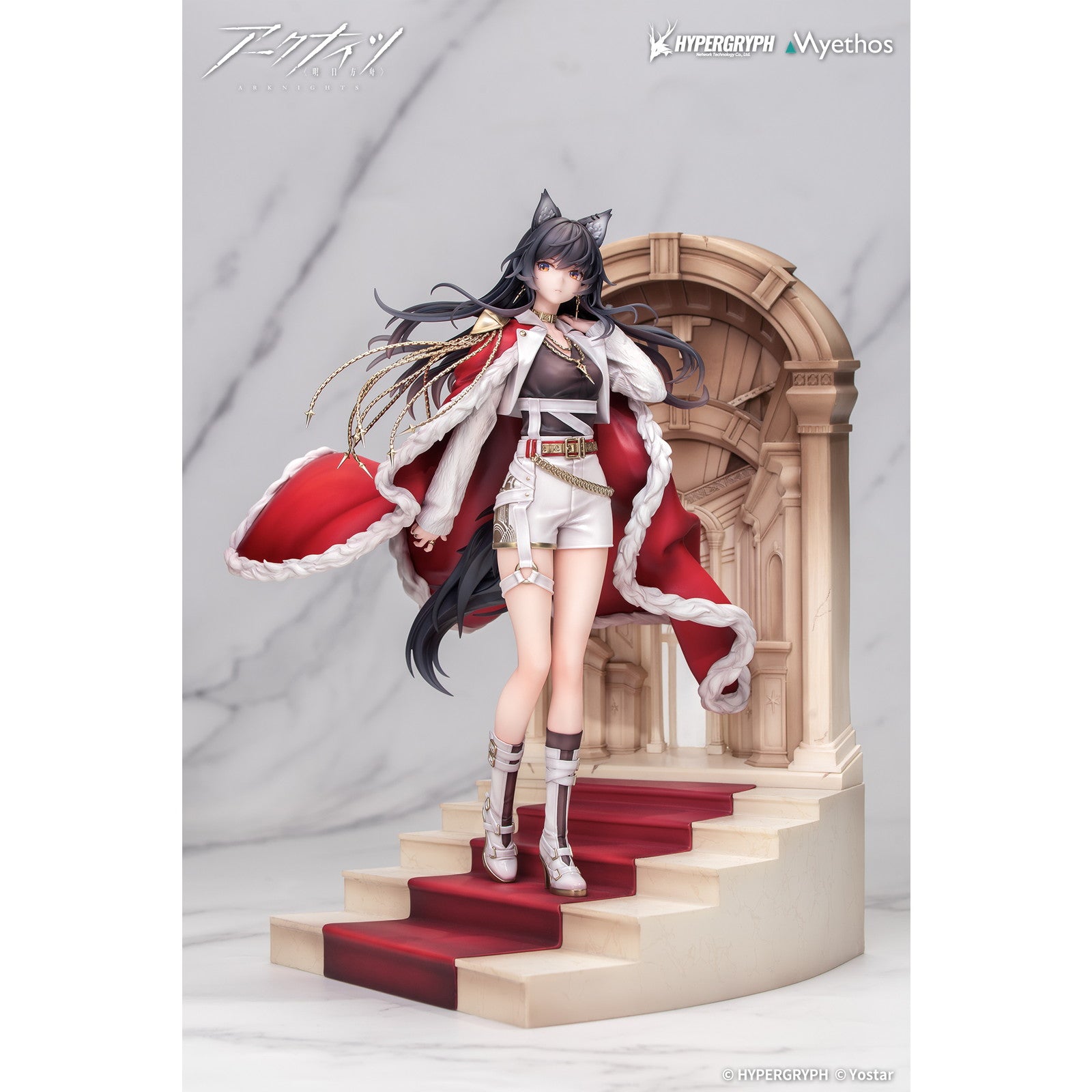 【新品即納】[FIG] アクリルキーチャーム付属 血掟テキサス 遺君VER. アークナイツ 1/7 完成品 フィギュア Myethos(ミートス)(20260430)