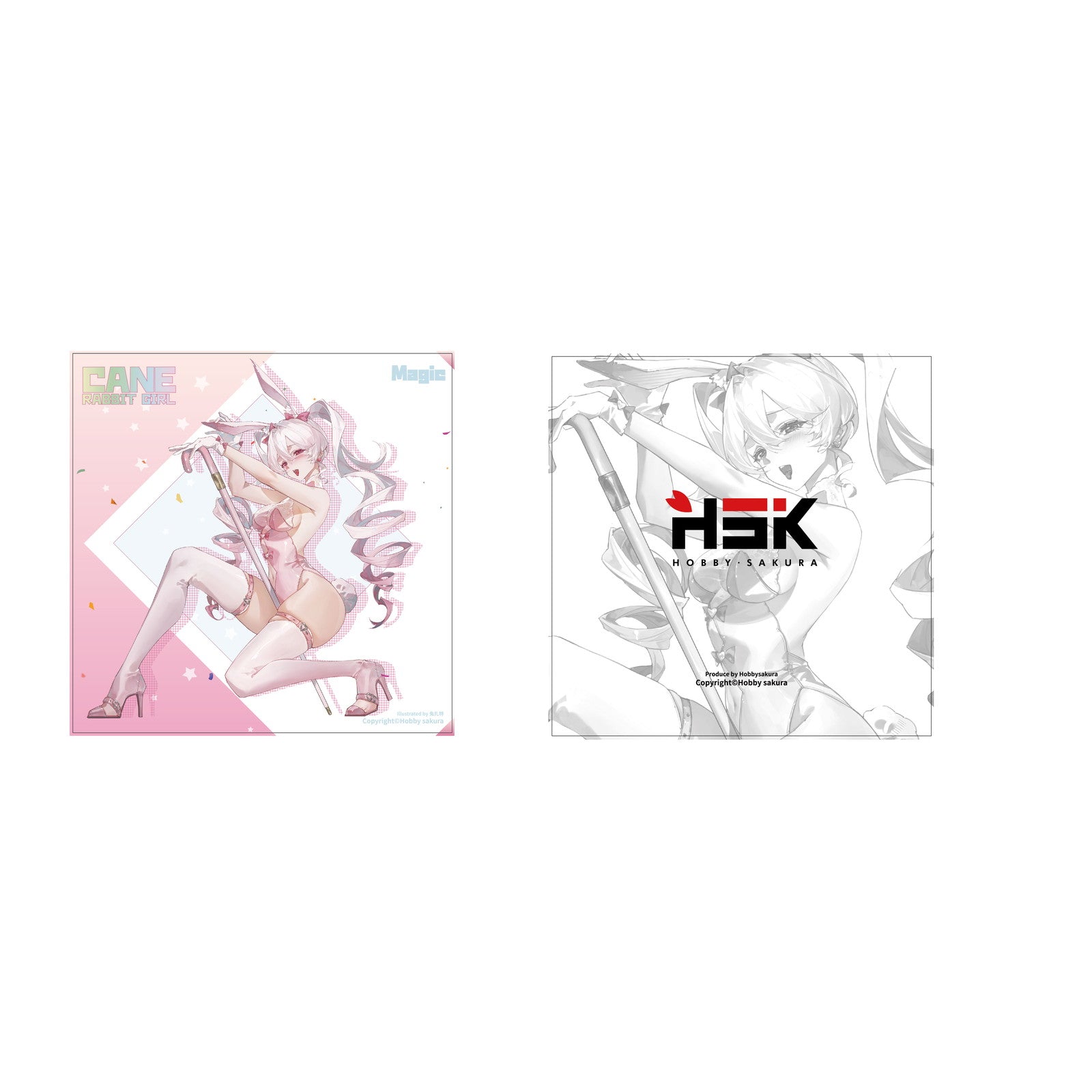 【予約安心出荷】[FIG] アクリルブロック付属 杖バニーガール 豪華版 1/6 完成品 フィギュア HOBBY SAKURA(ホビーサクラ)(20260531)