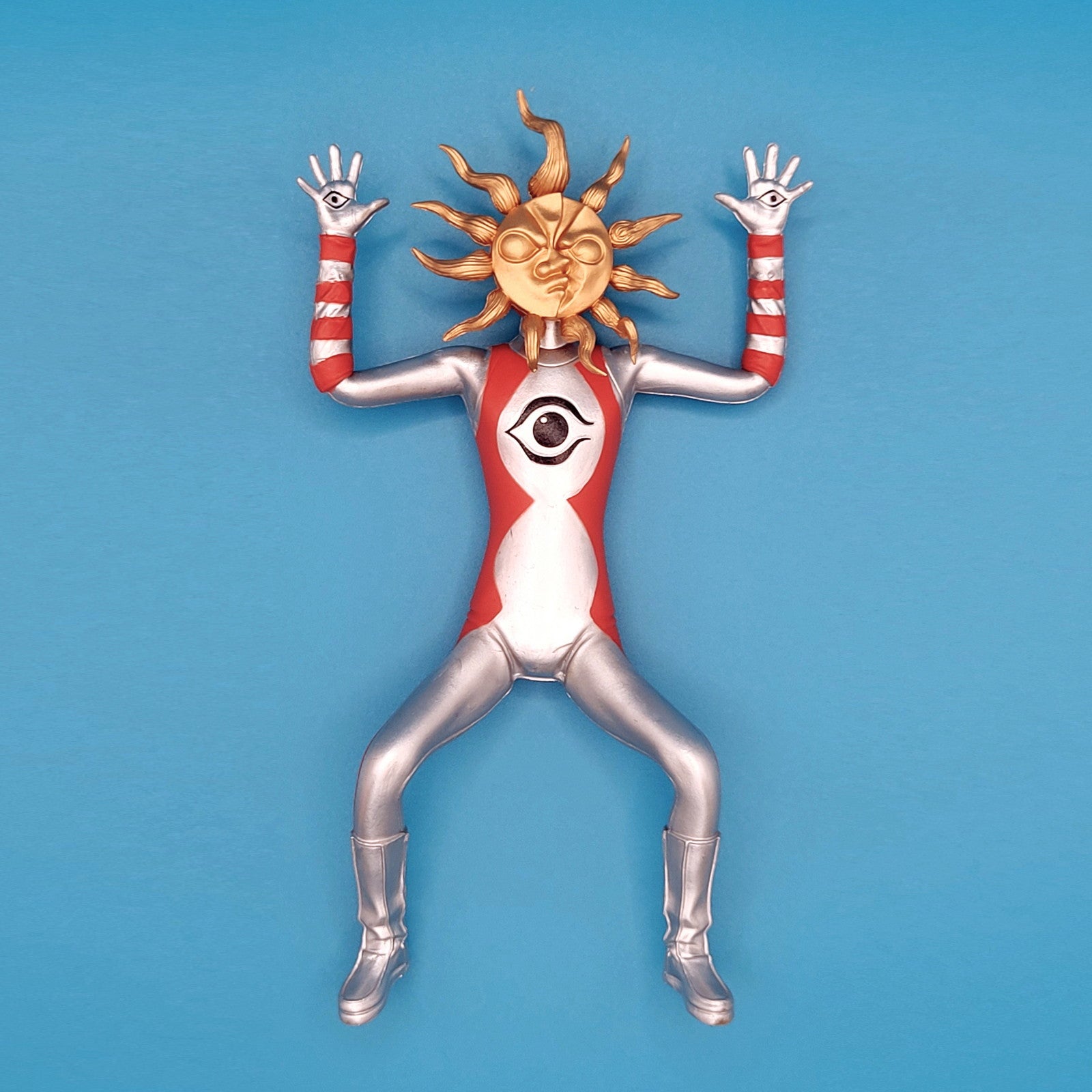 【中古即納】[FIG] 「タローマン」ベンダブルアクションフィギュア TAROMAN(タローマン) 岡本太郎式特撮活劇 完成品 海洋堂高知/南国堂(20251022)